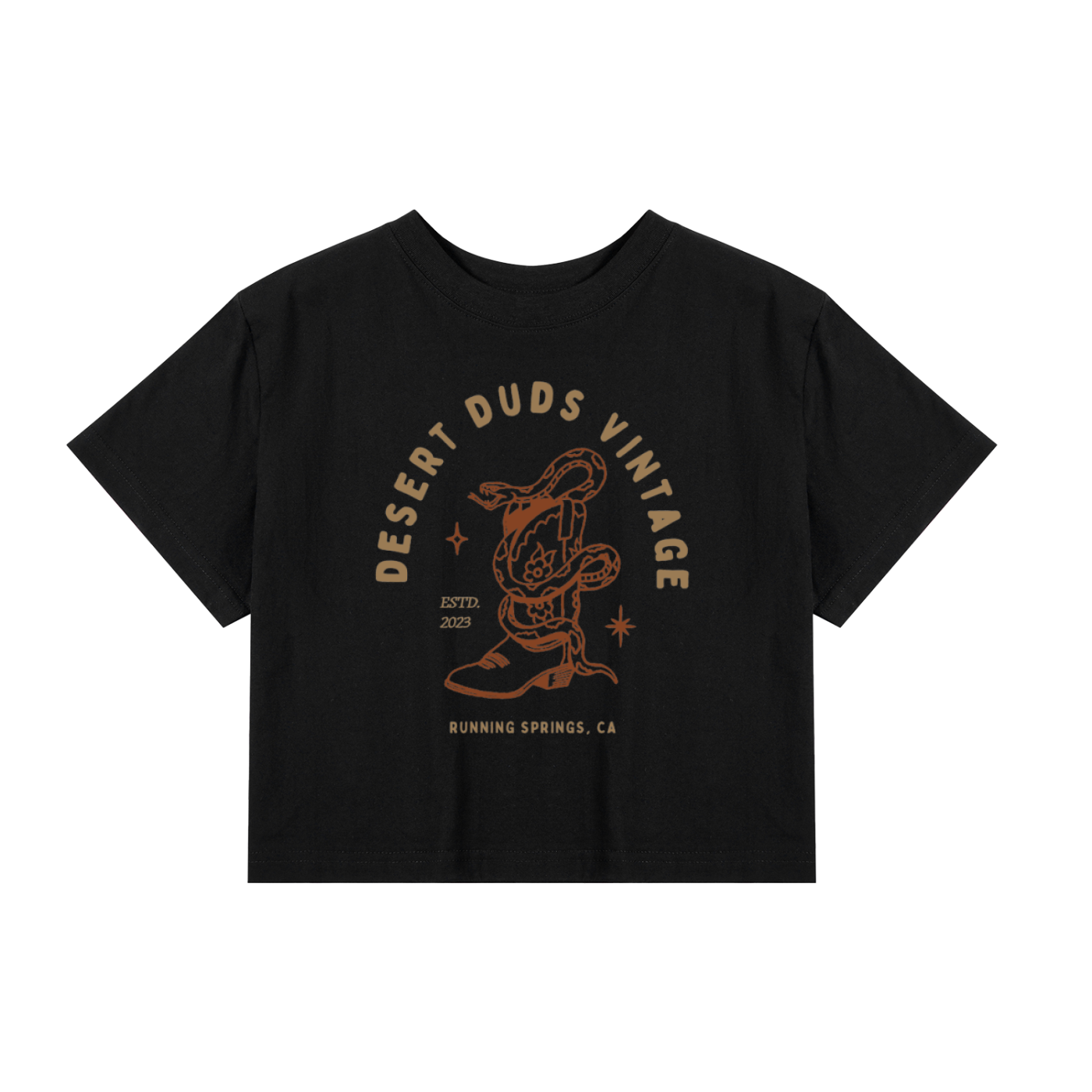 Desert Duds Vintage Cropped T-Shirt