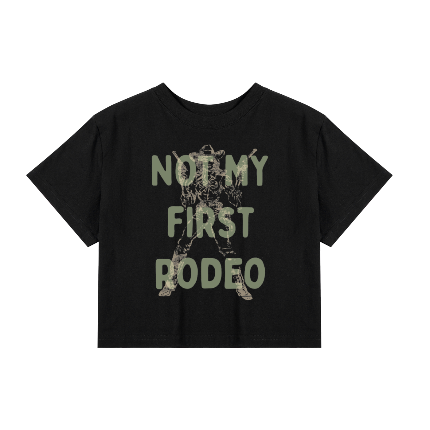 Not My First Rodeo Cropped T-Shirt