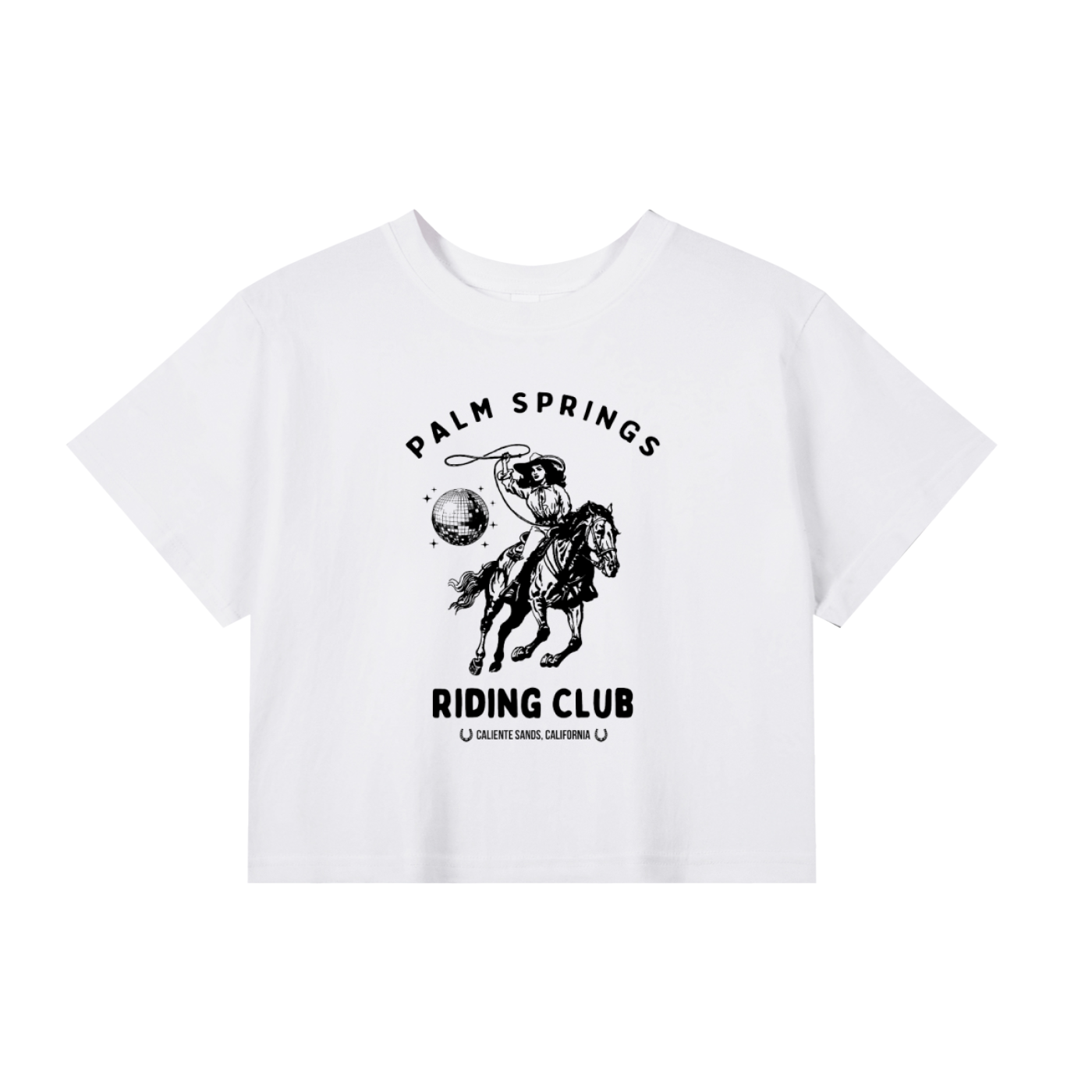 Palm Springs Riding Club Cropped T-Shirt